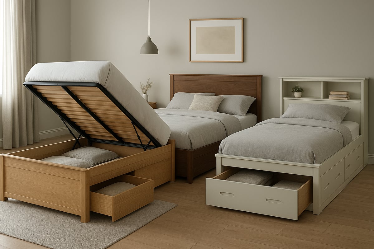 Types of Solid Wood Storage Beds Explained