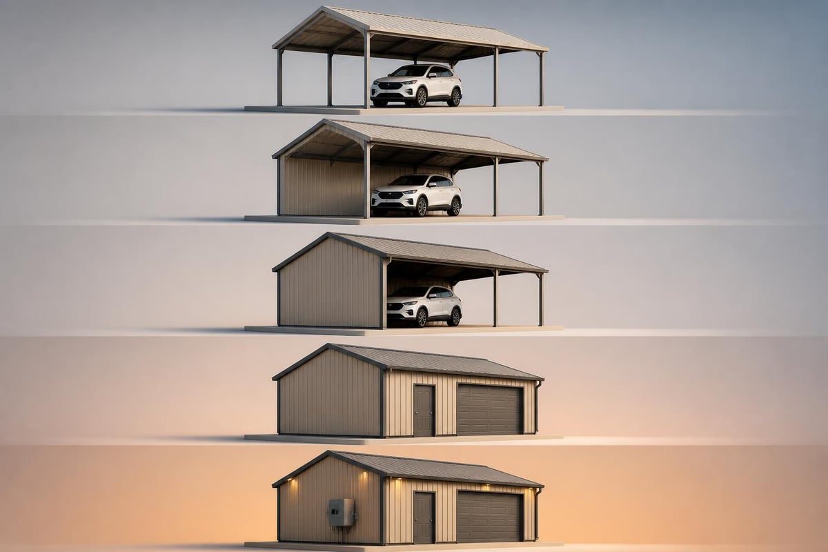 Carport customization options