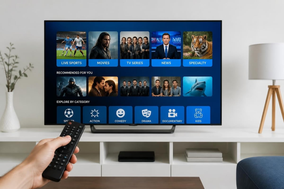 IPTV content variety