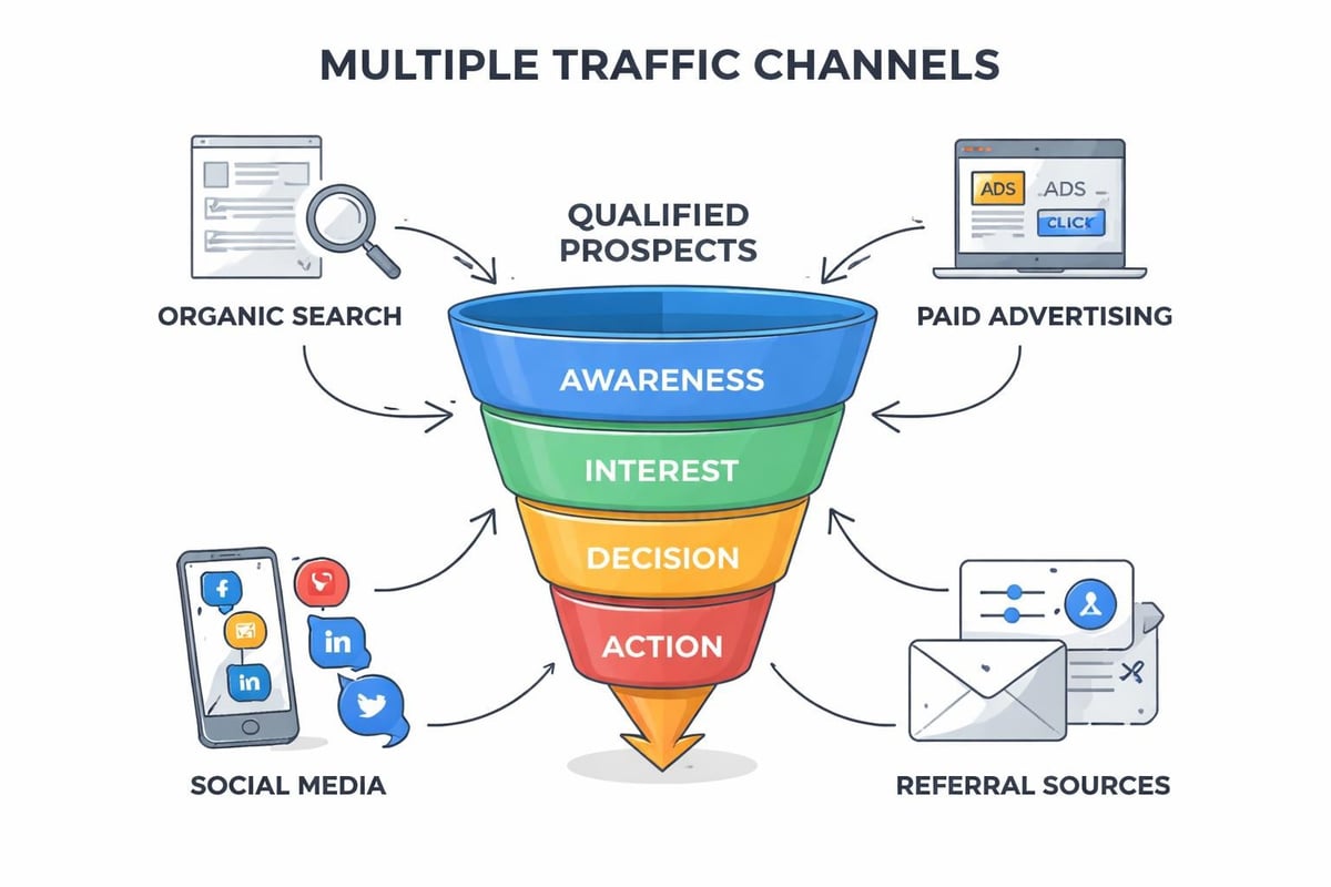 Awareness stage traffic sources