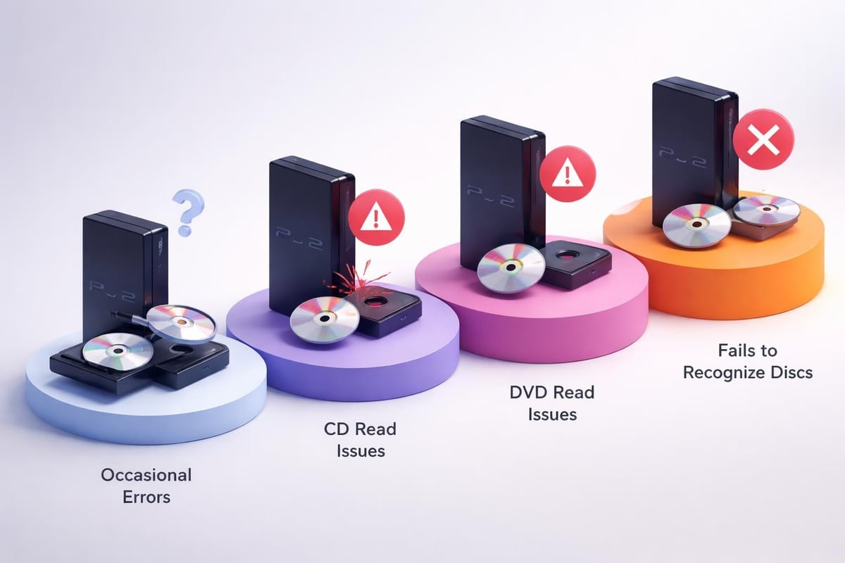 PS2 disc reading diagnosis