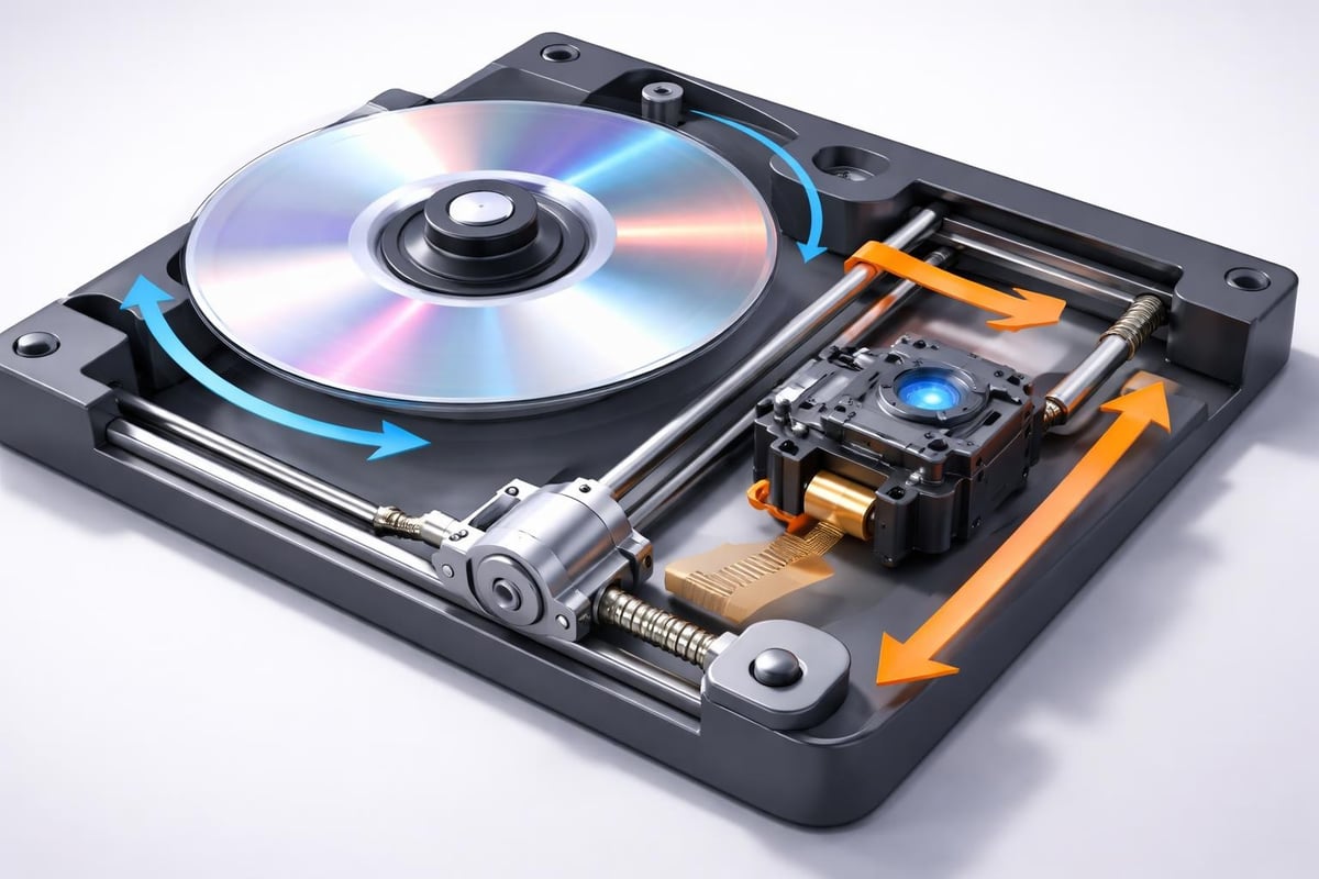 PS2 optical drive components