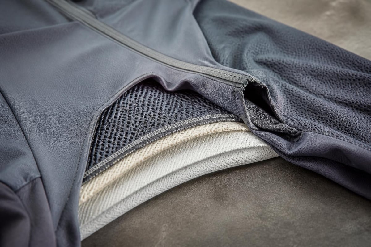 Jersey fabric technology layers