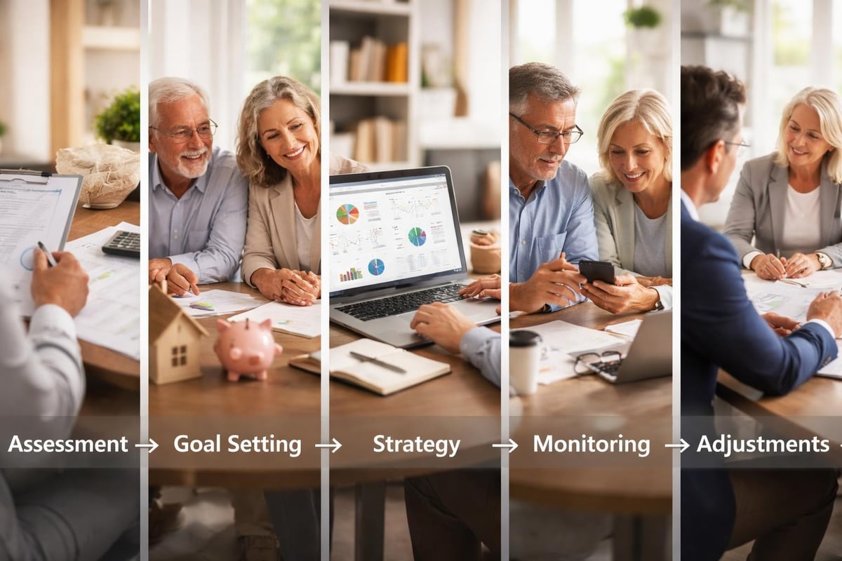 Retirement planning workflow