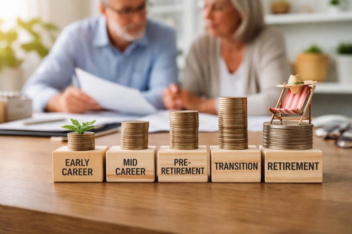 Retirement planning timeline
