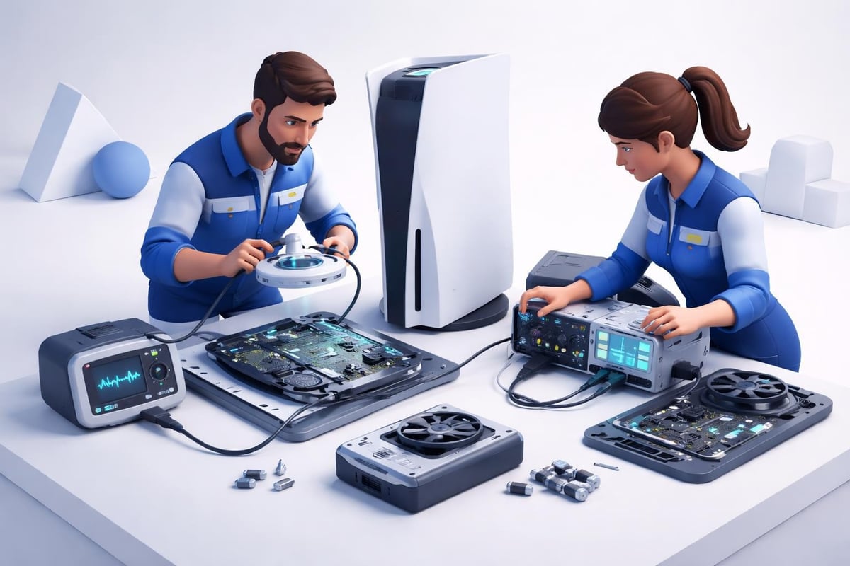 PS5 diagnostic process