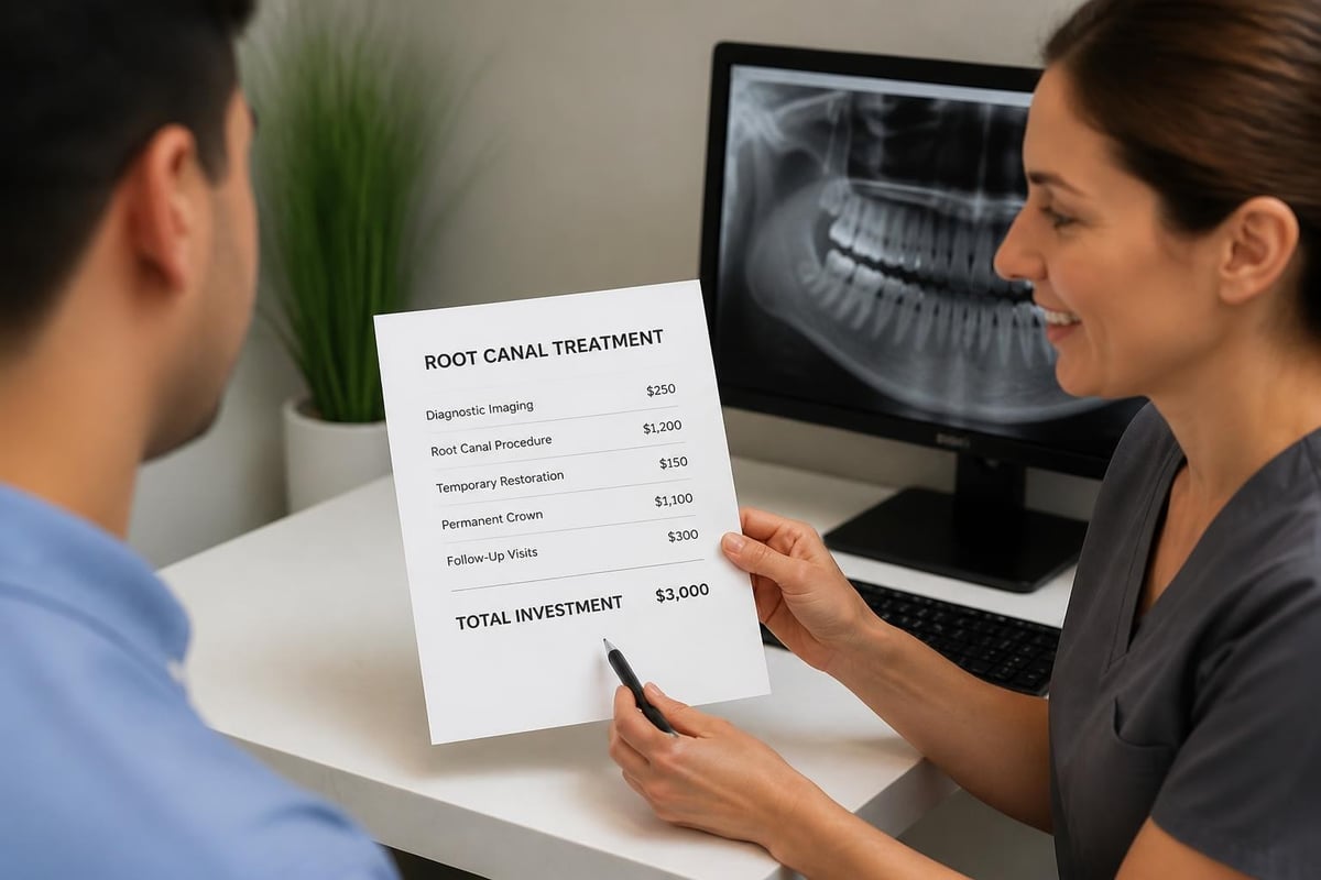 Total root canal treatment costs