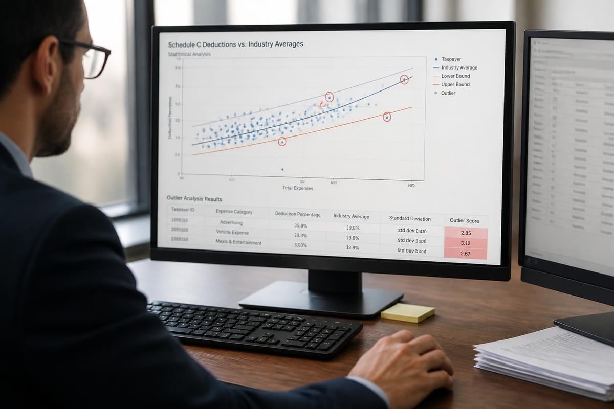 How DIF scoring evaluates Schedule C returns