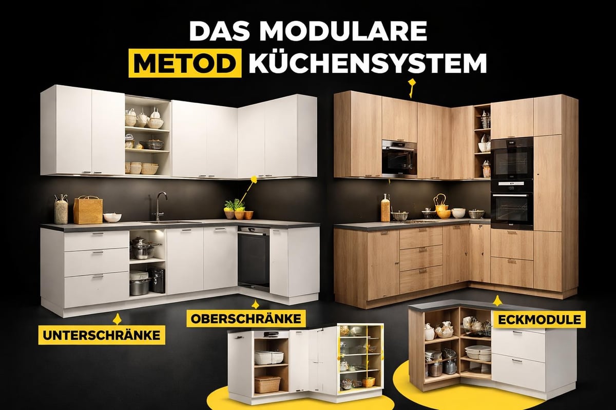 METOD Küchensystem Aufbau