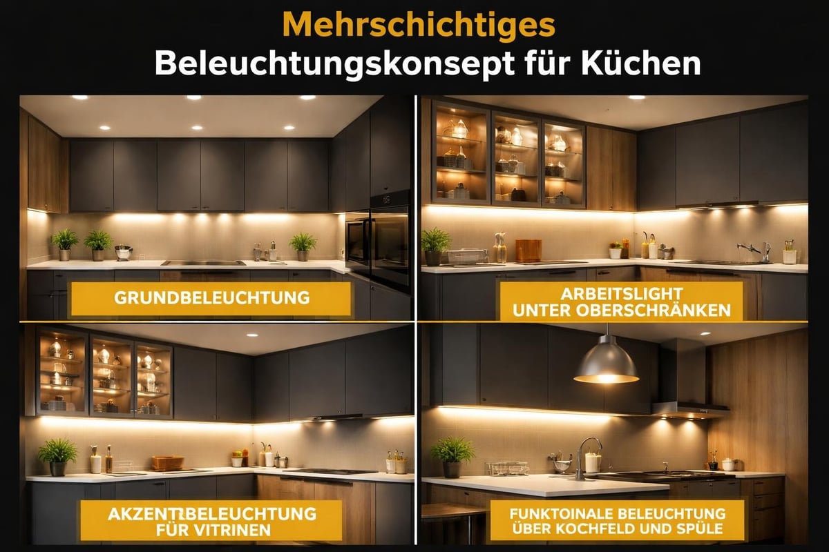 Küchenbeleuchtungskonzept