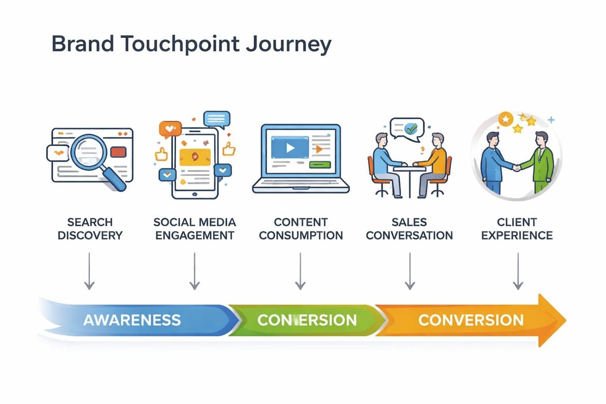 Customer journey touchpoints