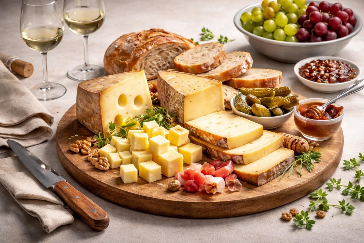 Käse servieren