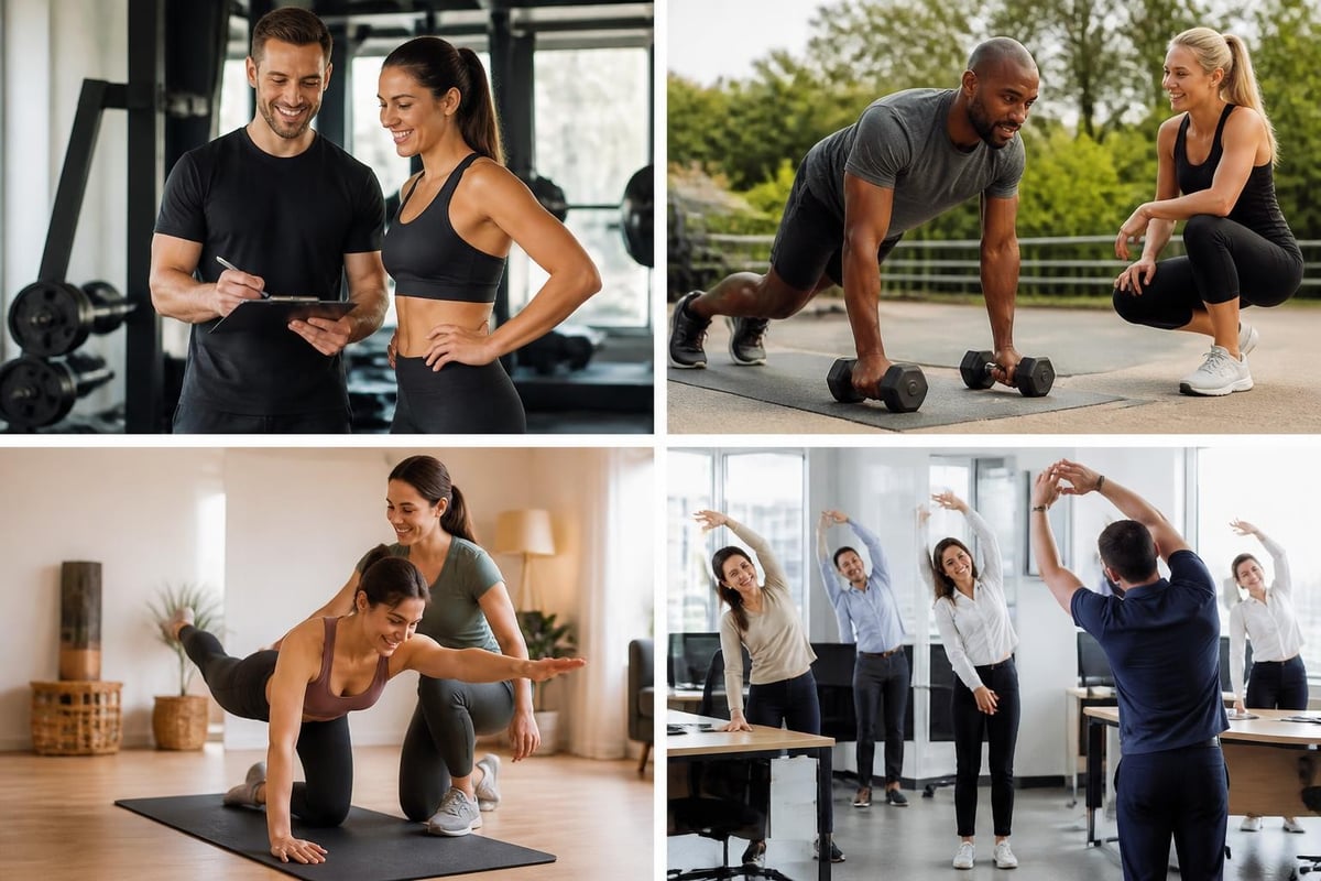 Personal Training Arbeitsbereiche