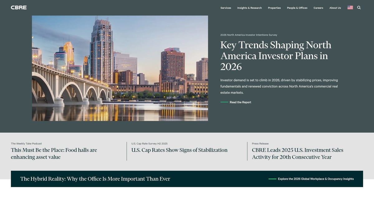 Top 9 Biggest Real Estate Management Companies in 2026 - CBRE Group, Inc.