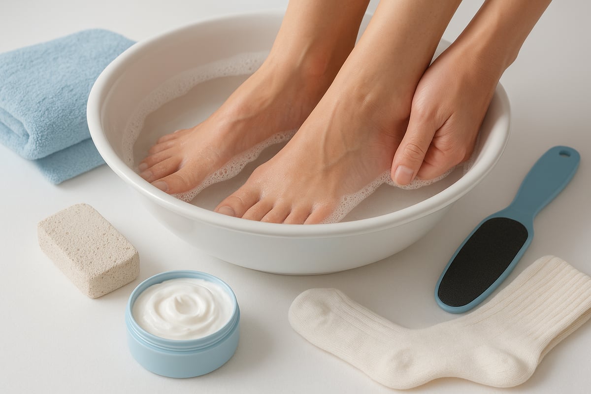 Step-by-Step Home Treatment for Cracked Heels