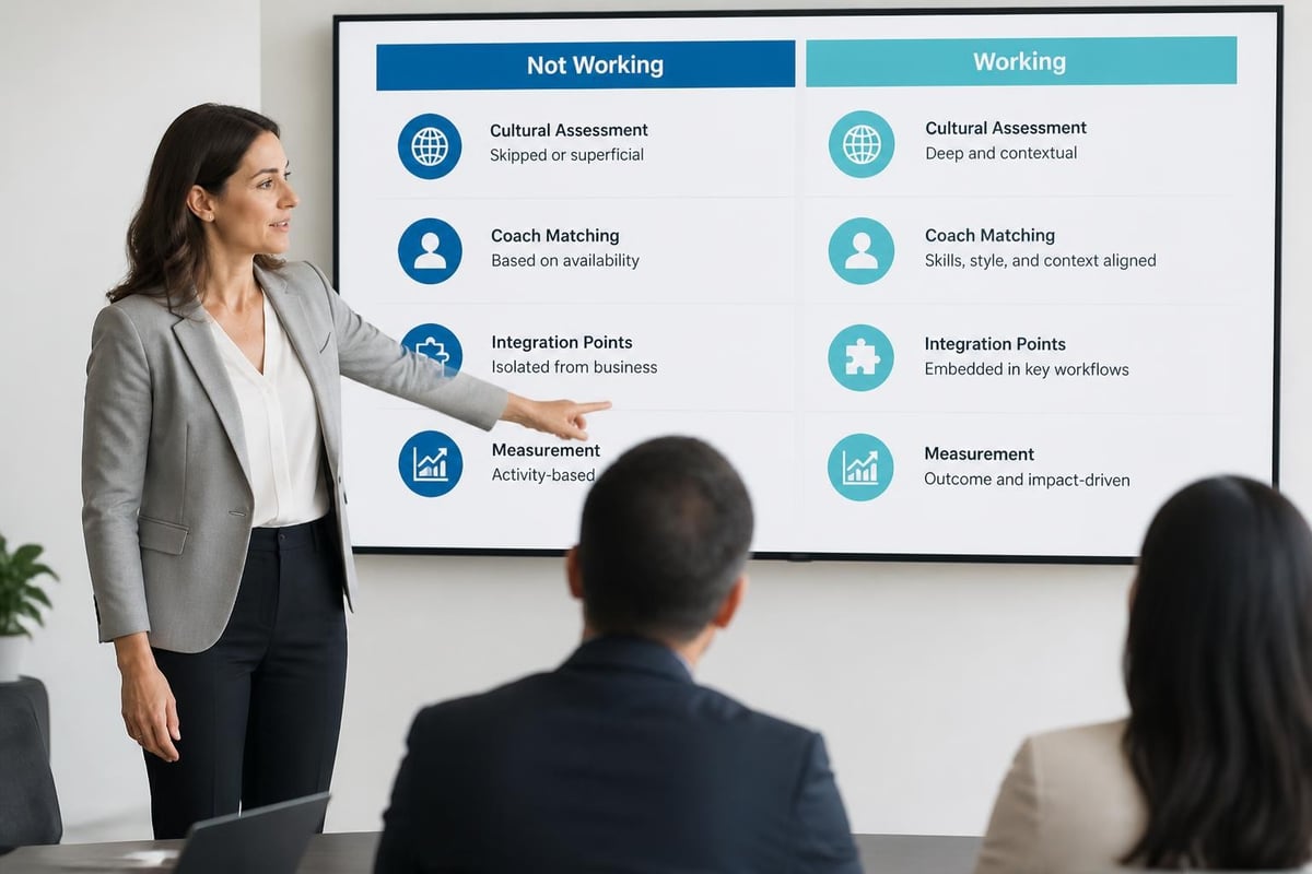 Corporate coaching program success framework