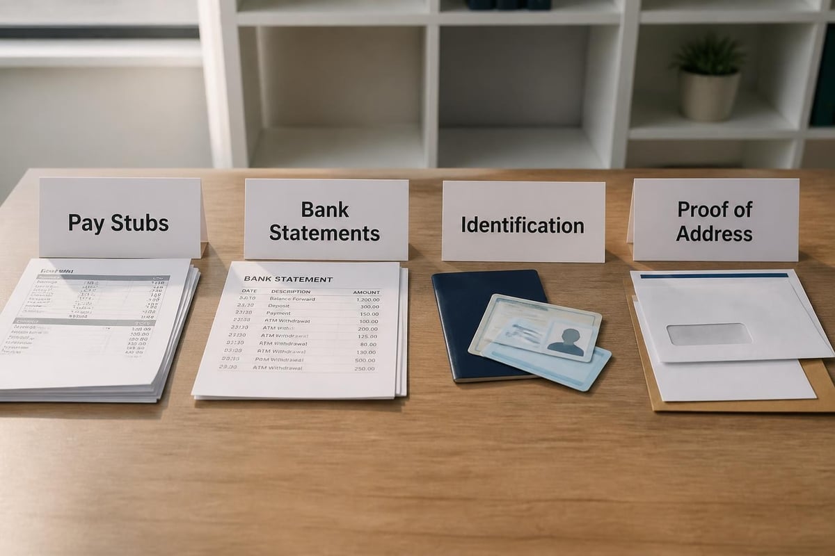 Loan application requirements