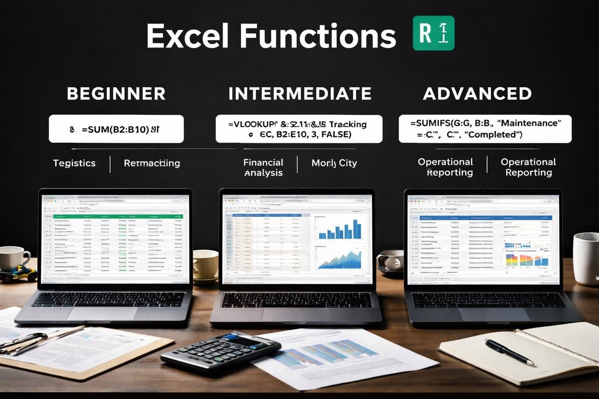 Excel function comparison