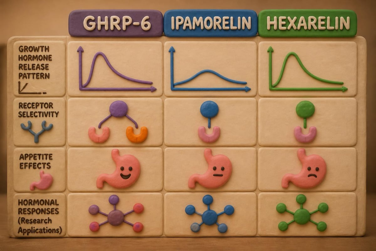 Growth hormone secretagogue comparison