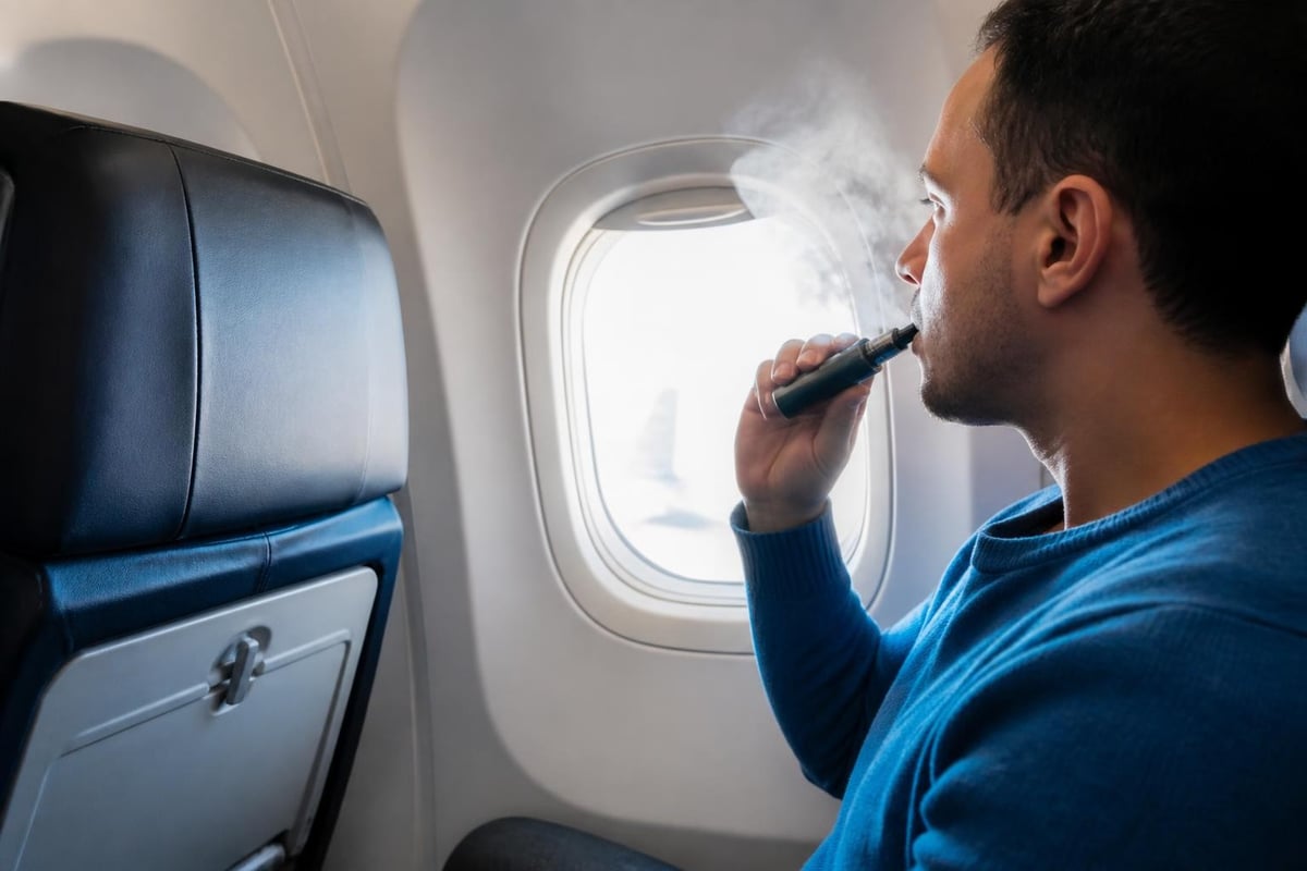 Aviation safety concerns with vaping