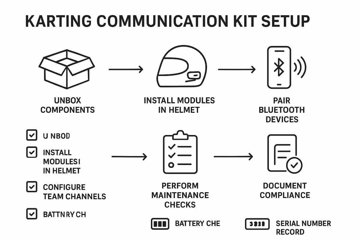 Step-by-Step Guide: Setting Up Your Karting Communication Kit