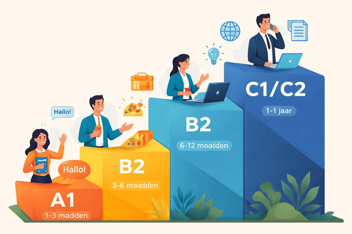 ERK-niveaus voor Nederlandse taal