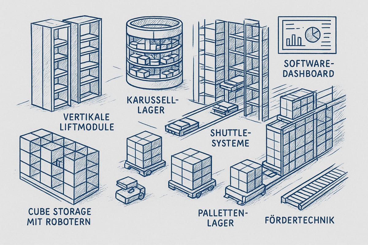 ASRS-Technologien im Überblick: Systeme, Innovationen und Anwendungen
