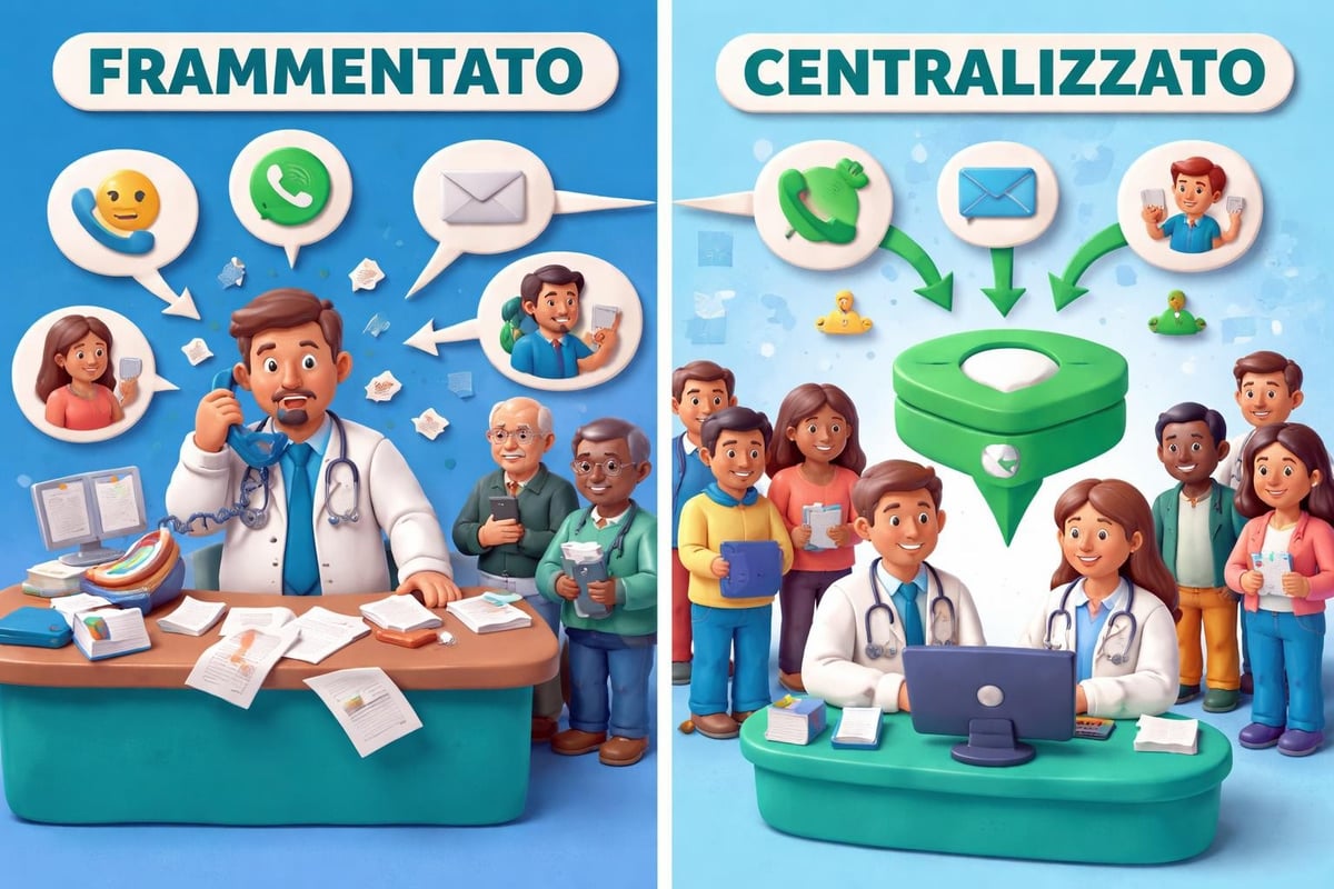 Canali comunicazione disorganizzati