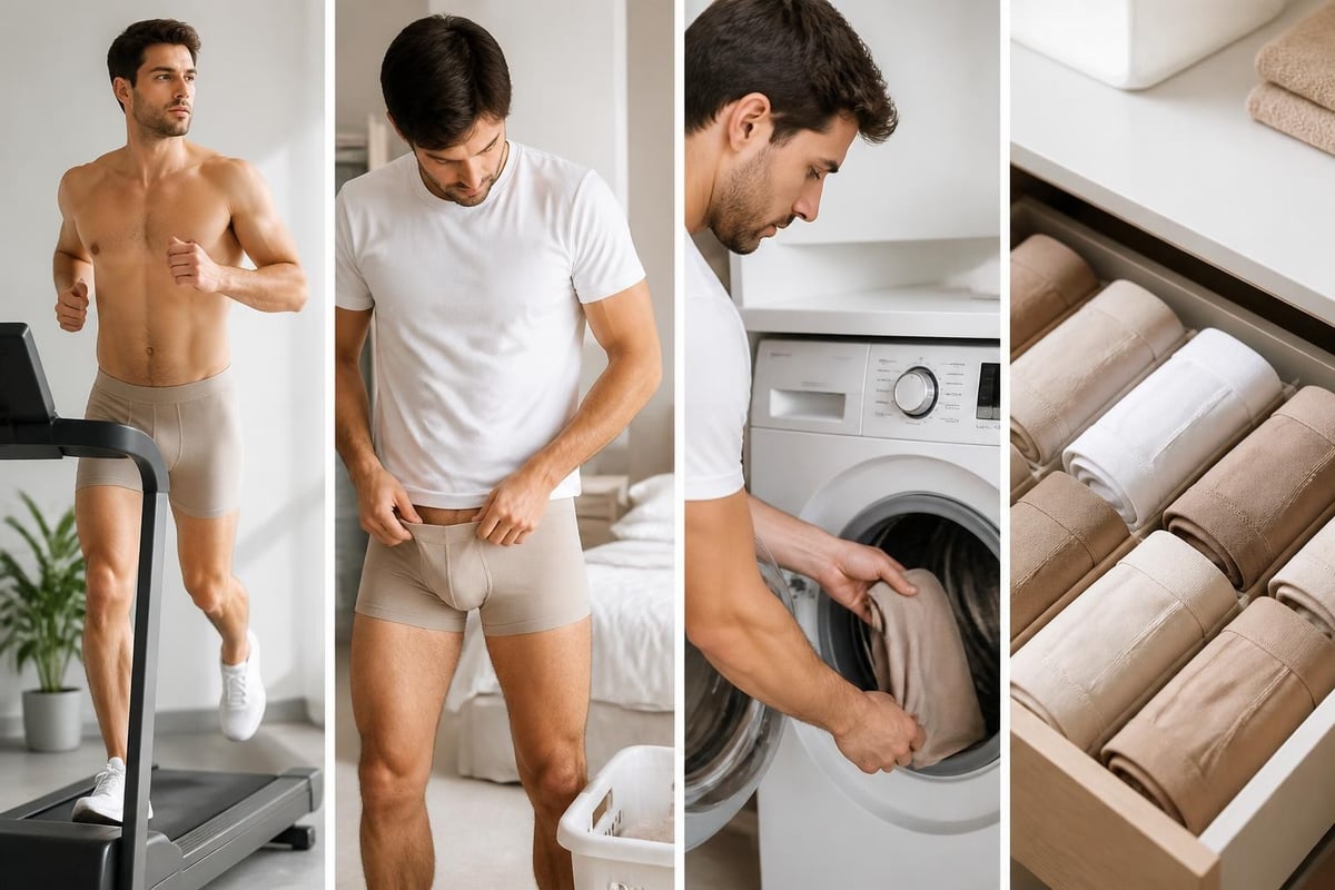 Proper underwear care routine