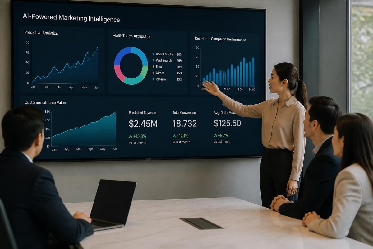 Marketing performance dashboard
