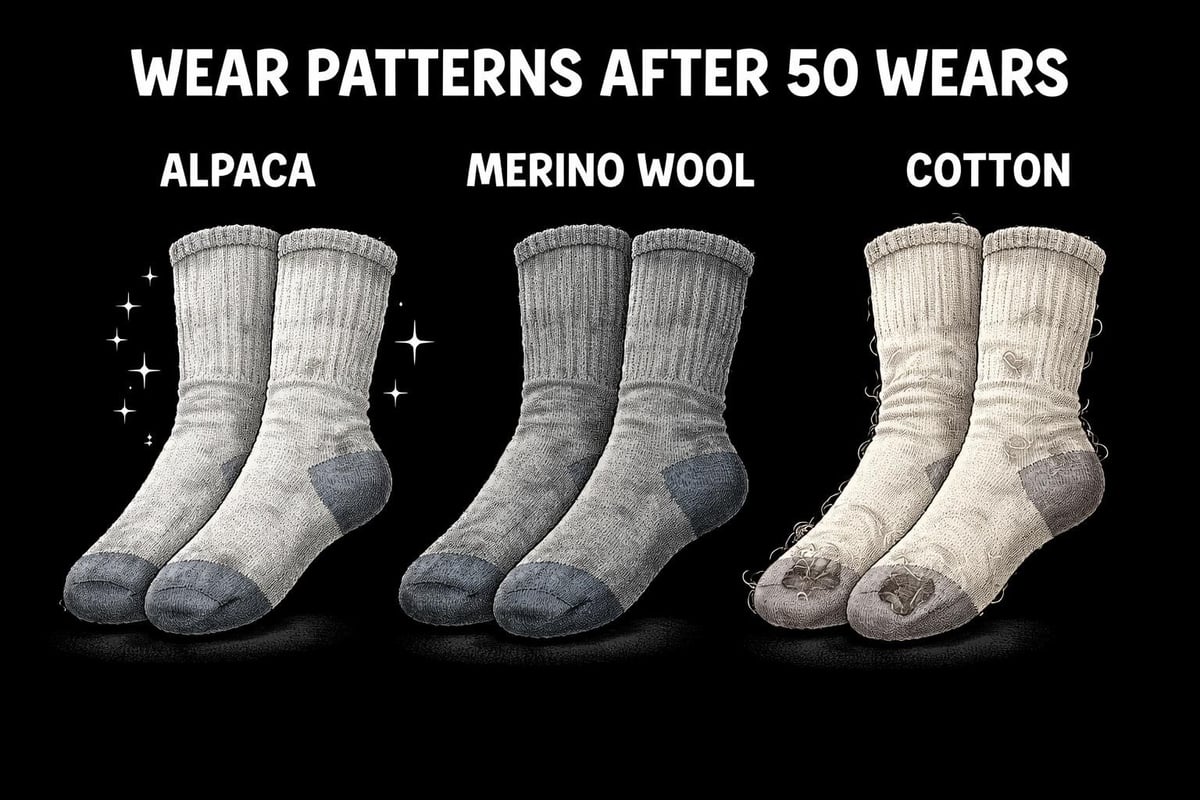 Alpaca sock durability factors