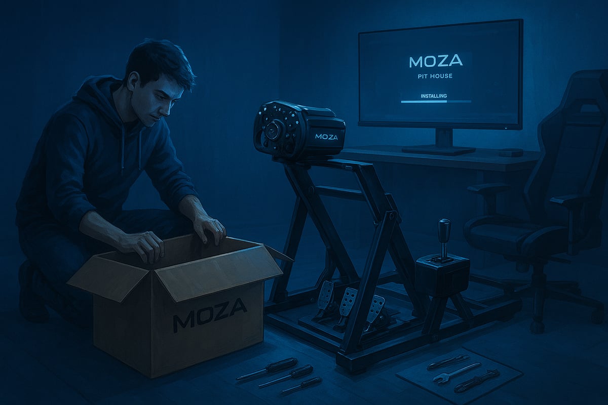 Step-by-Step: Setting Up Your MOZA Sim Racing Rig