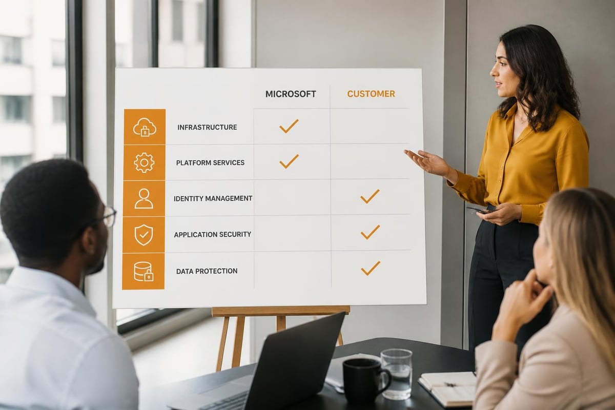 Azure shared responsibility model