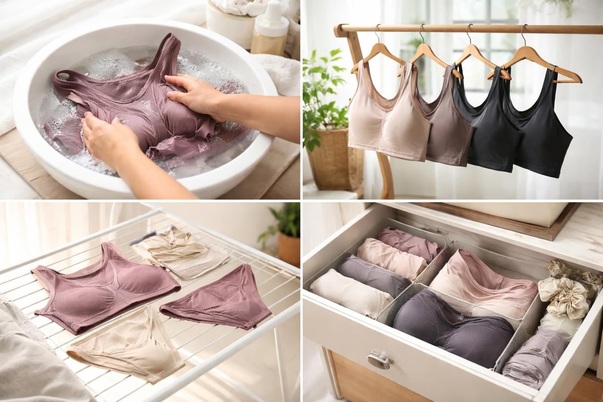 Athletic lingerie care guide