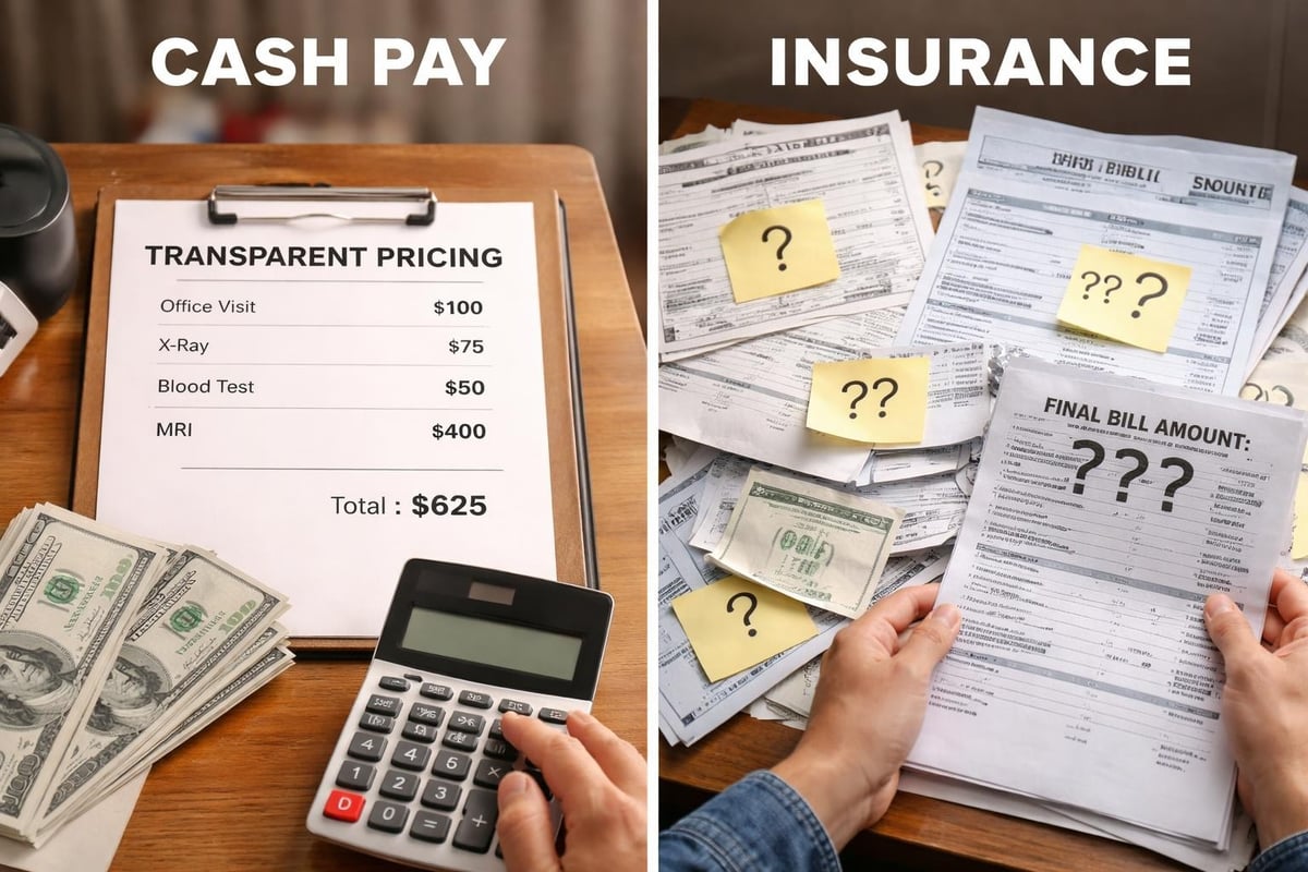 Cash pay pricing transparency