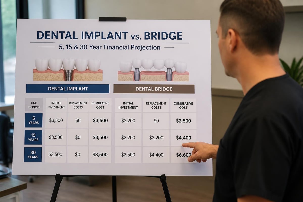 Cost comparison timeline