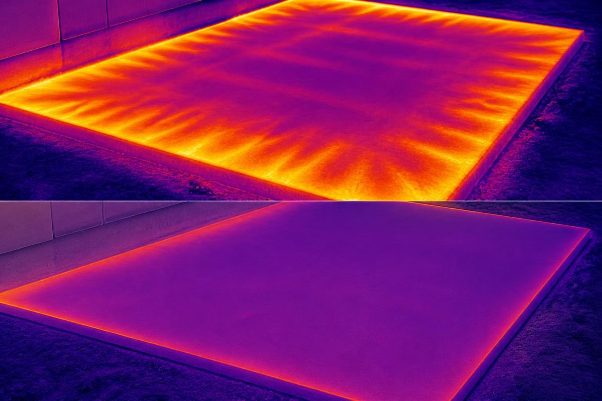Thermal bridging comparison