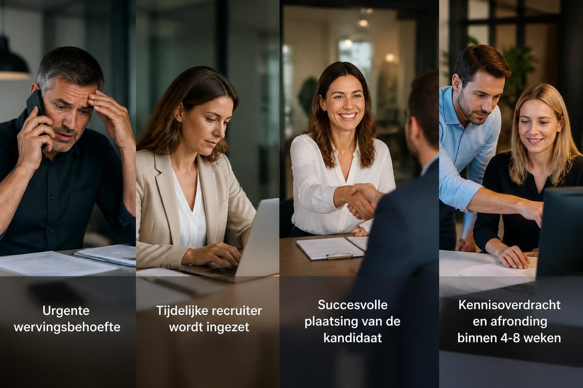 Interim recruitment workflow