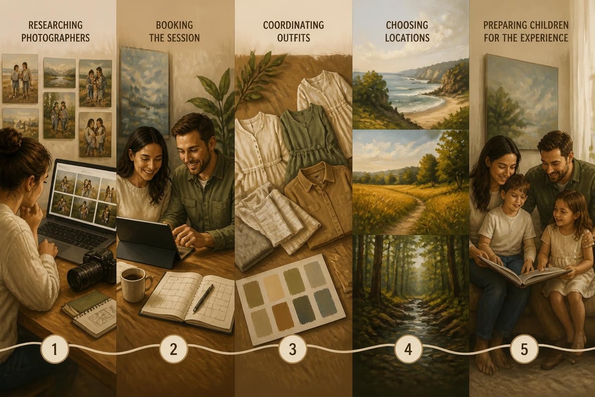 Family photography planning process
