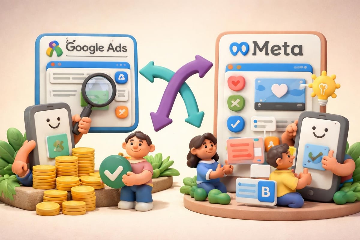 Paid advertising funnel stages