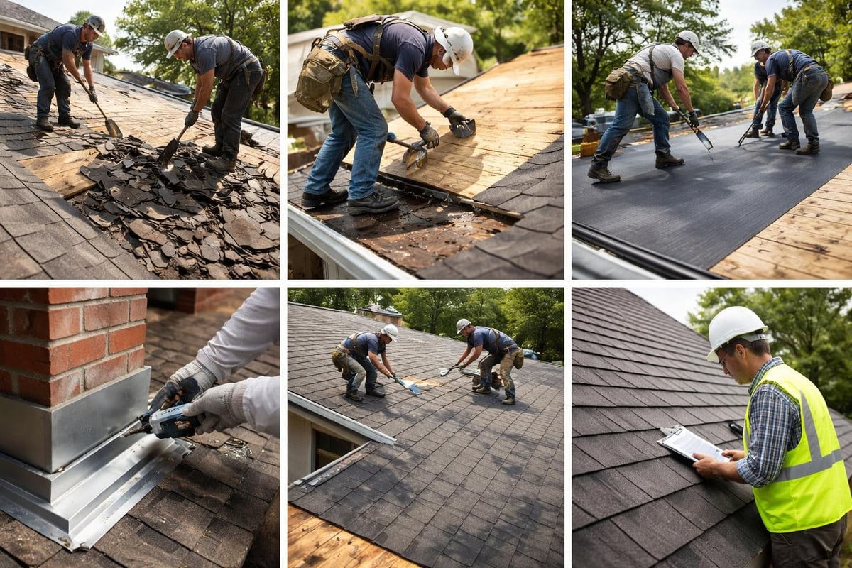 Roof installation steps