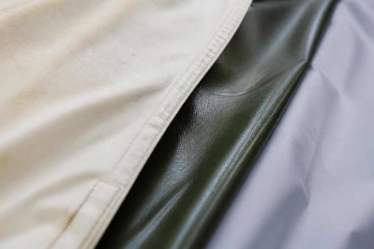 Material selection process in tent manufacture