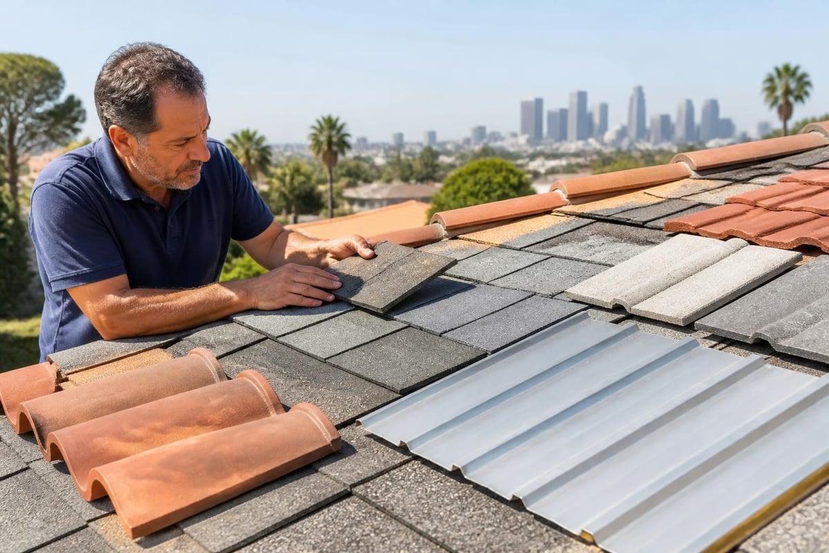 Roofing material matching