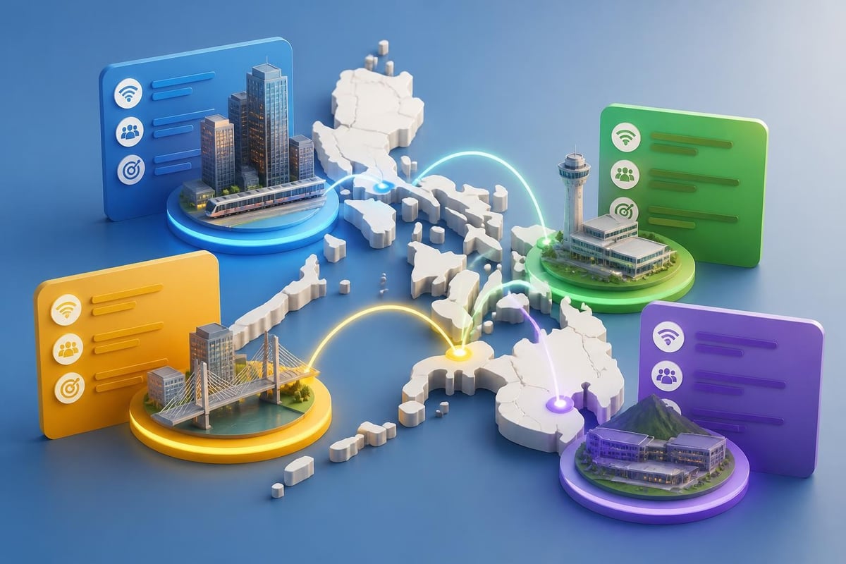 Philippine BPO geographic hubs