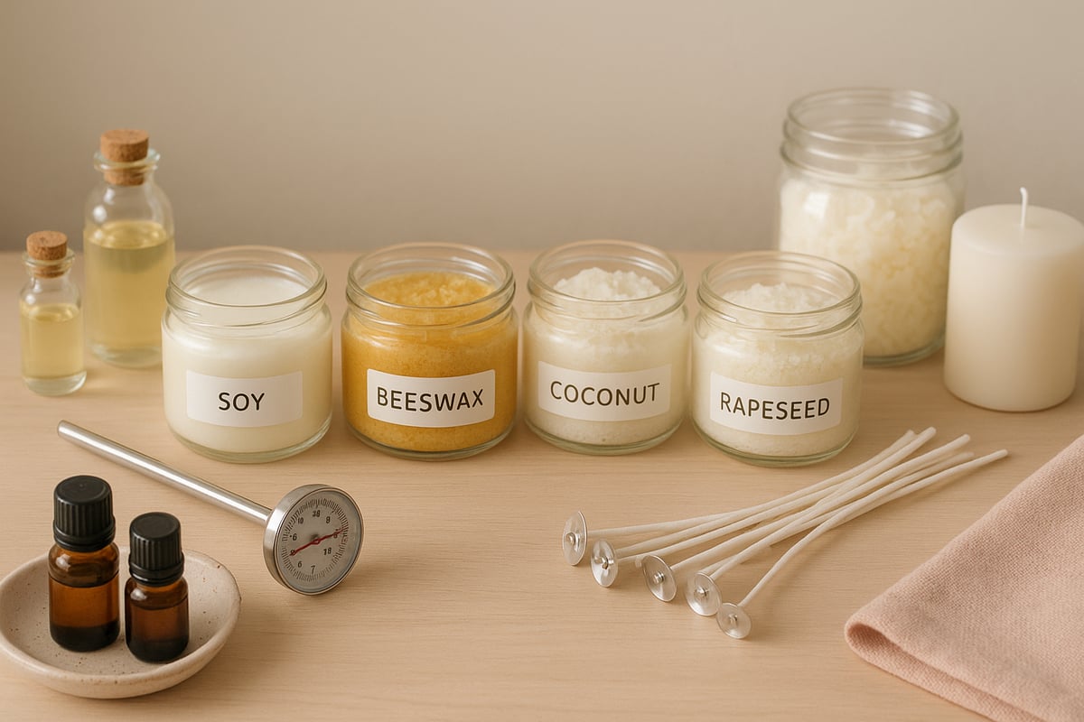 How to Choose the Right Wax for Your Candle Project