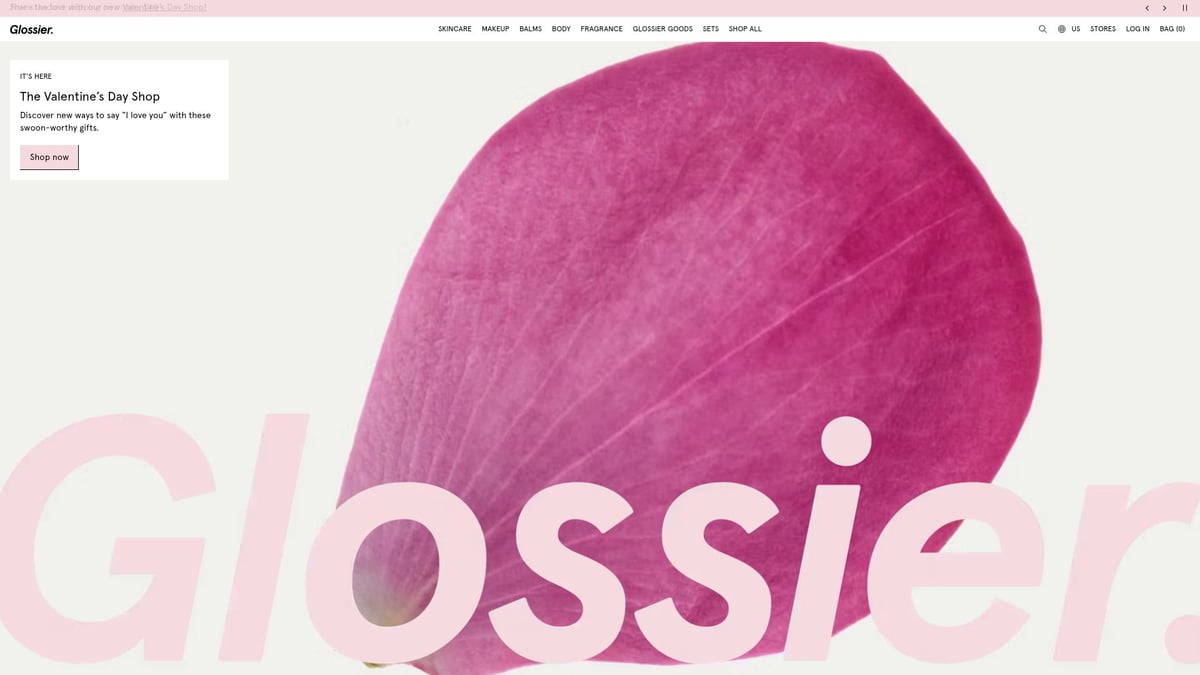 9 Brilliant Good Digital Marketing Campaigns to Inspire You - Glossier “Skin First, Makeup Second”