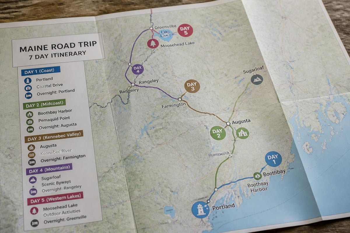 Custom Maine itinerary planning