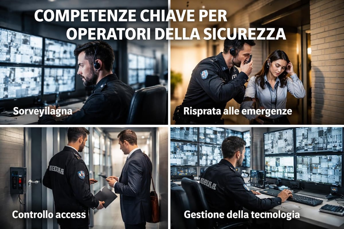 Competenze chiave operatore sicurezza
