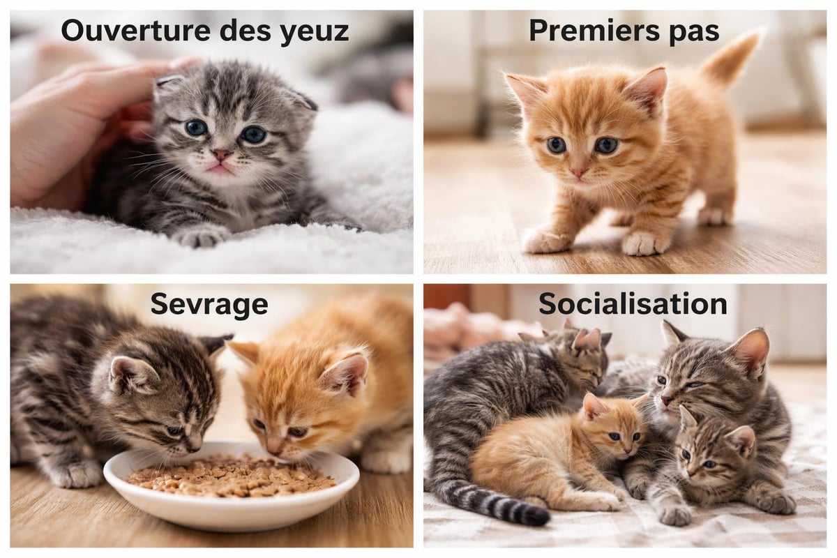 Pawtounes - Des chatons : guide complet pour accueillir et élever - Développement du chaton