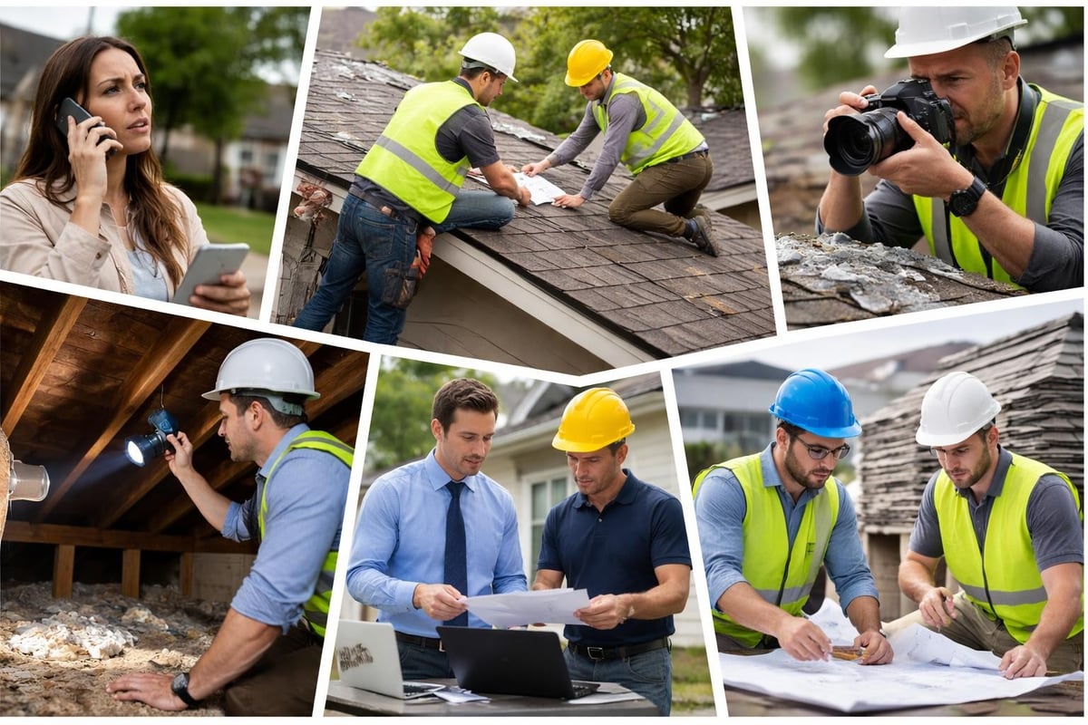 Storm damage assessment process